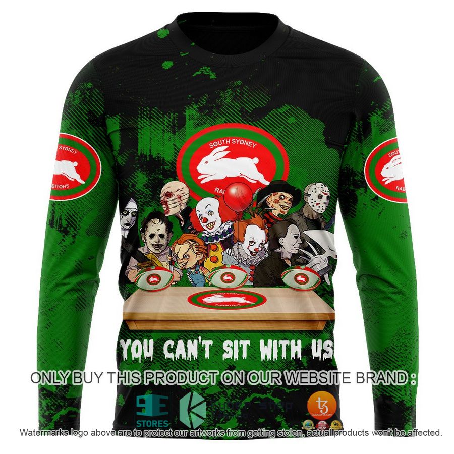 NEW South Sydney Rabbitohs You Can't Sit With Us Horror Movies Characters Hoodie, Shirt 11 south sydney rabbitohs you cant sit with us horror movies characters shirt hoodie 11 90661