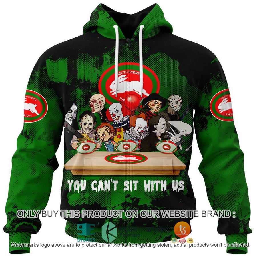 NEW South Sydney Rabbitohs You Can't Sit With Us Horror Movies Characters Hoodie, Shirt 4 south sydney rabbitohs you cant sit with us horror movies characters shirt hoodie 4 60004