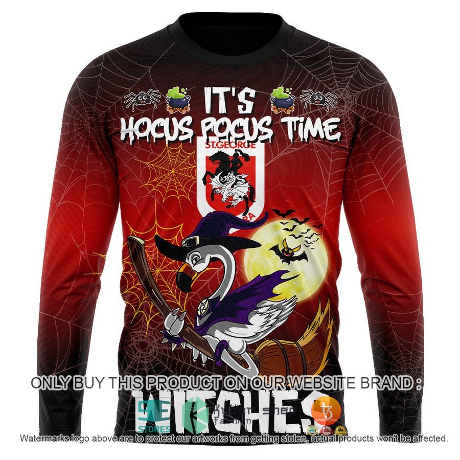 NEW St. George Illawarra Dragons It's Hocus Pocus Time Halloween Flamingo Witches Hoodie, Shirt 11 st george illawarra dragons its hocus pocus time halloween flamingo witches shirt hoodie 11 44986