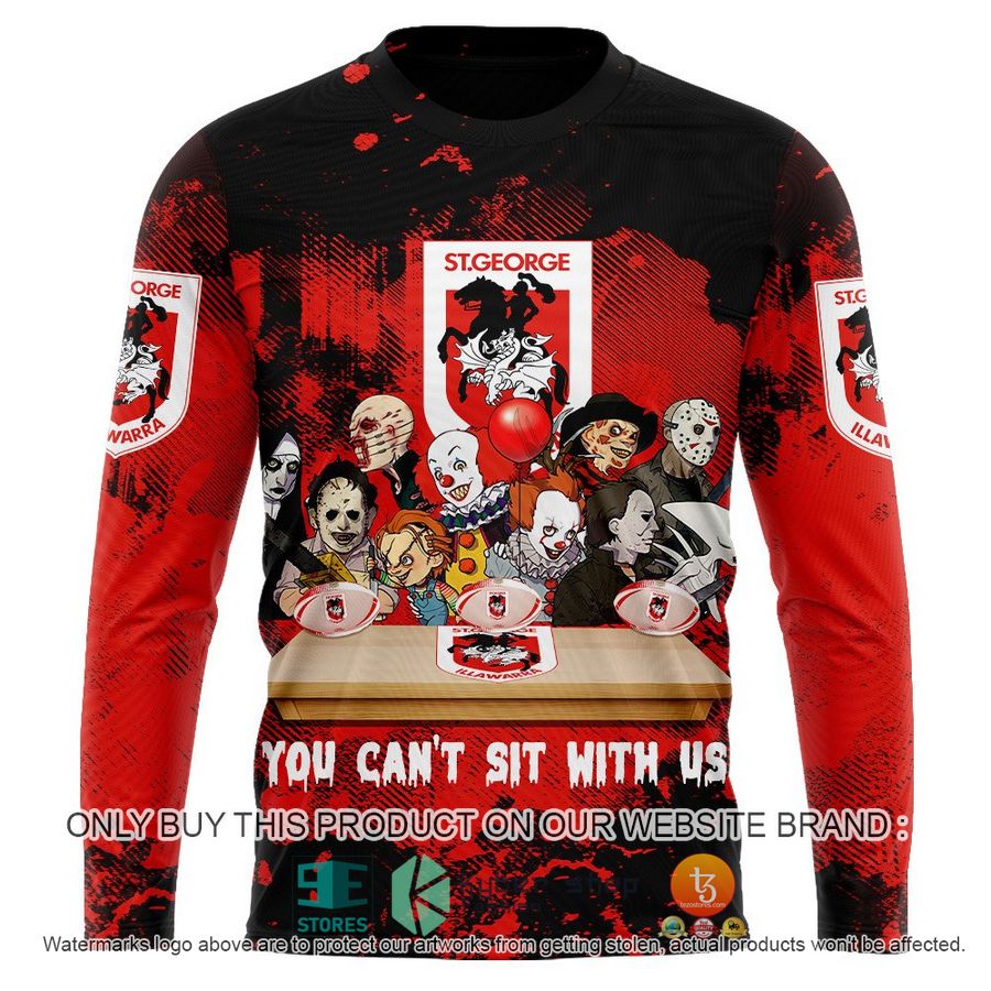 NEW St. George Illawarra Dragons You Can't Sit With Us Horror Movies Characters Hoodie, Shirt 11 st george illawarra dragons you cant sit with us horror movies characters shirt hoodie 11 69167