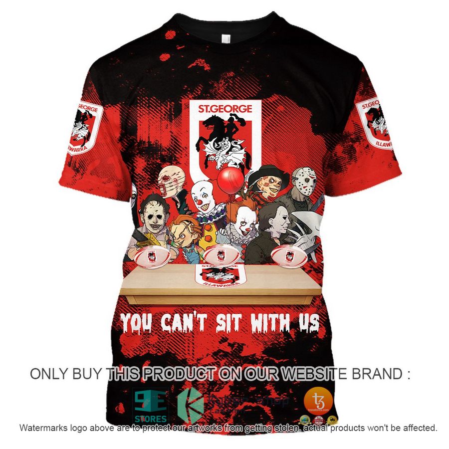 NEW St. George Illawarra Dragons You Can't Sit With Us Horror Movies Characters Hoodie, Shirt 9 st george illawarra dragons you cant sit with us horror movies characters shirt hoodie 9 49233