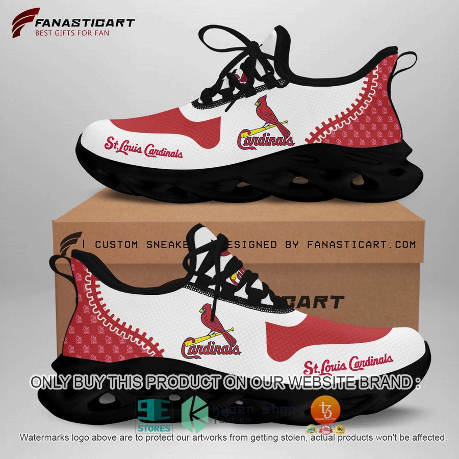 st louis cardinal 2022 white red clunky max soul shoes 1 61193