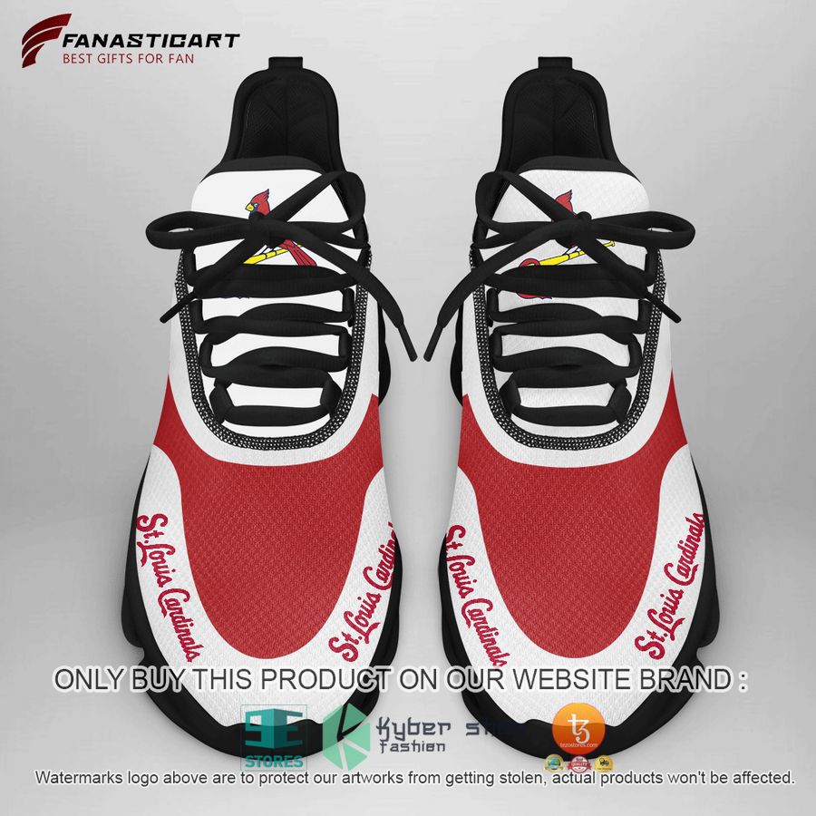 HOT St Louis Cardinal 2022 White Red Clunky Max Soul Sneaker 2 st louis cardinal 2022 white red clunky max soul shoes 2 70874