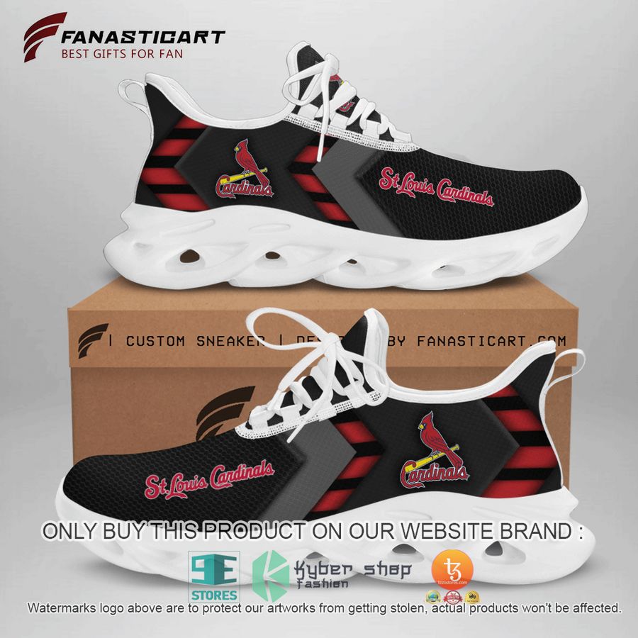 HOT St Louis Cardinal Black Clunky Max Soul Sneaker 3 st louis cardinal black clunky max soul shoes 3 46636