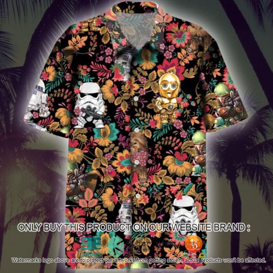 stormtrooper flowers hawaiian shirt 1 7667