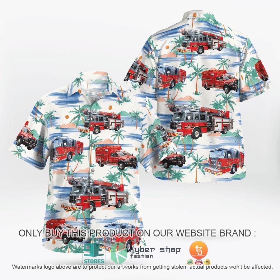 NEW Sumter County Fire Rescue Hawaii Shirt 2 sumter county fire rescue hawaiian shirt 2 58818