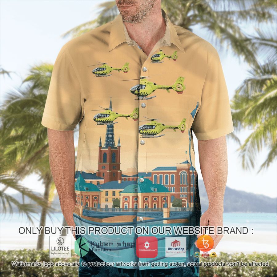 HOT Sweden, Babcock Scandinavian AirAmbulance, EC135 Helicopters Hawaiian Shirt 7 sweden babcock scandinavian airambulance ec135 helicopters hawaiian shirt 7 60667