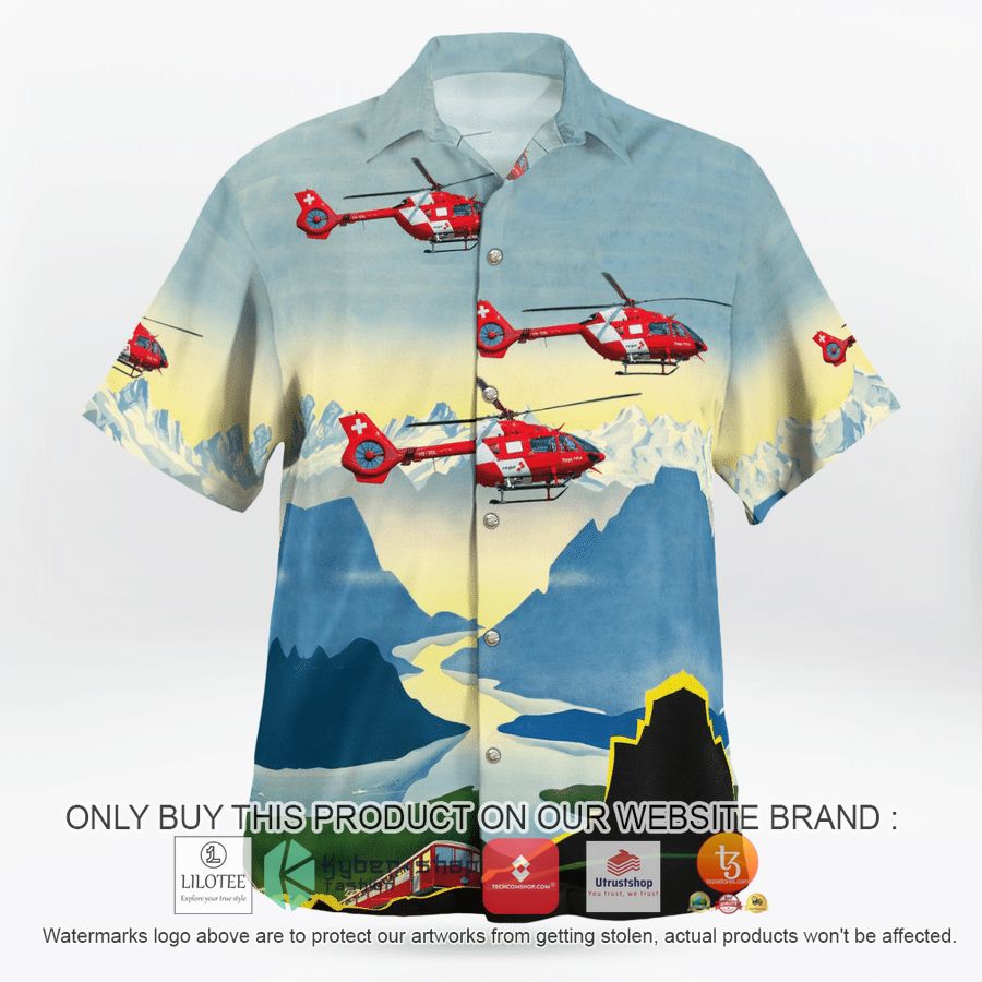 HOT Swiss Air Ambulance Airbus Helicopters H145 Hawaiian Shirt 4 swiss air ambulance airbus helicopters h145 hawaiian shirt 4 10883