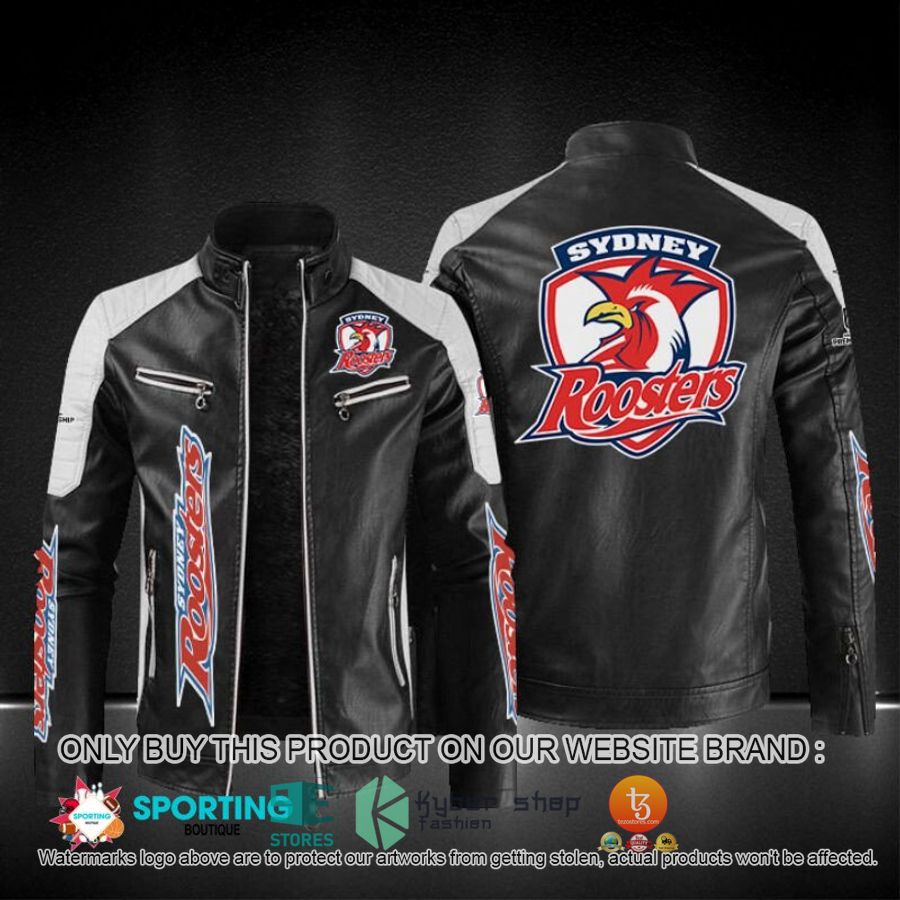sydney roosters block leather jacket 1 62269