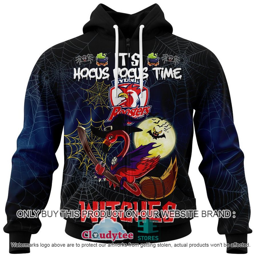 NEW Sydney Roosters It's Hocus Pocus Time Halloween Flamingo Witches Hoodie, Shirt 4 sydney roosters its hocus pocus time halloween flamingo witches shirt hoodie 4 44593