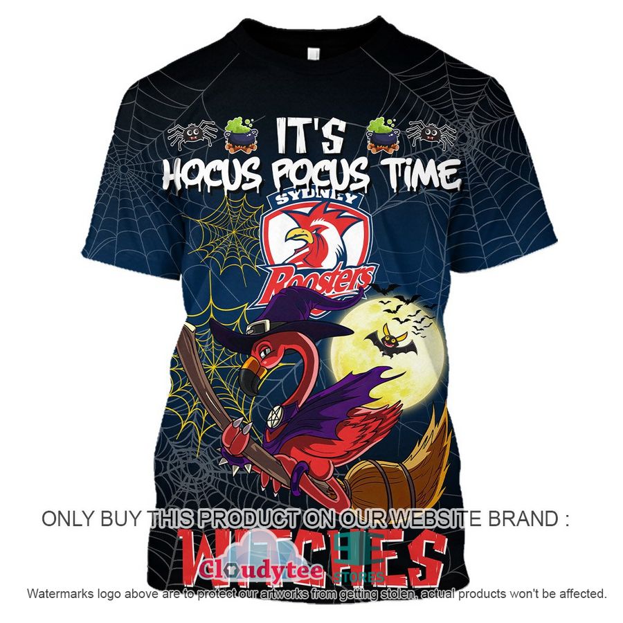NEW Sydney Roosters It's Hocus Pocus Time Halloween Flamingo Witches Hoodie, Shirt 9 sydney roosters its hocus pocus time halloween flamingo witches shirt hoodie 9 64607