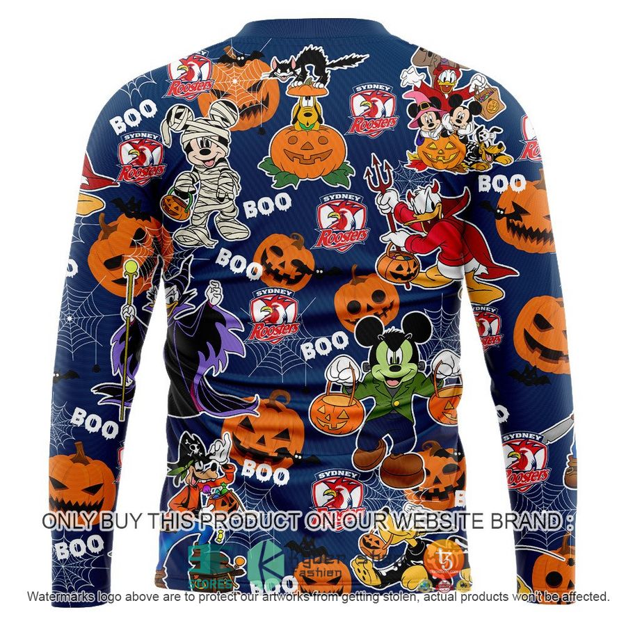 NEW Sydney Roosters Mickey Friends Halloween Hoodie, Shirt 12 sydney roosters mickey friends halloween shirt hoodie 12 71296