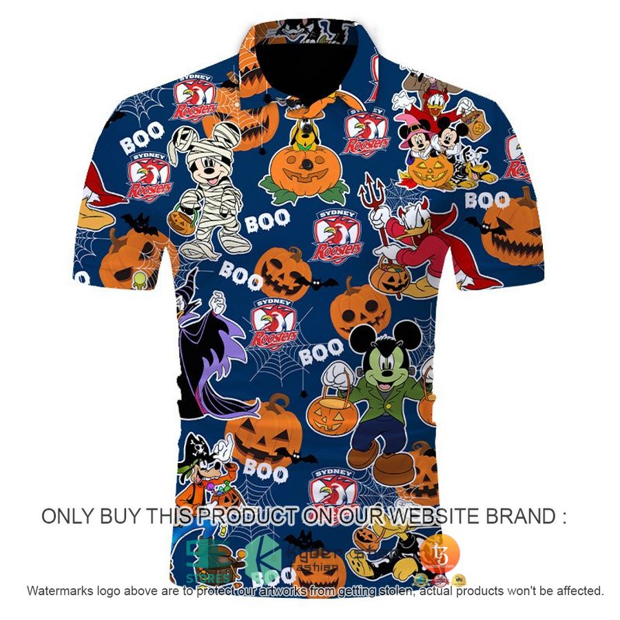 NEW Sydney Roosters Mickey Friends Halloween Hoodie, Shirt 7 sydney roosters mickey friends halloween shirt hoodie 7 4309