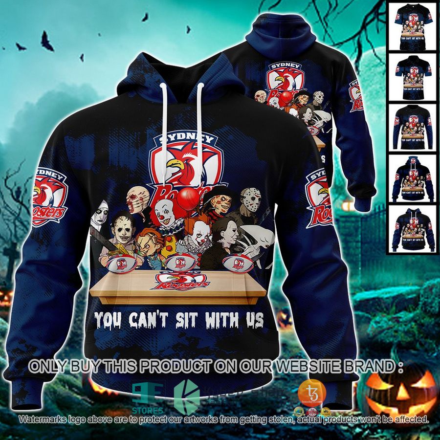NEW Sydney Roosters You Can't Sit With Us Horror Movies Characters Hoodie, Shirt 25 sydney roosters you cant sit with us horror movies characters shirt hoodie 1 62903