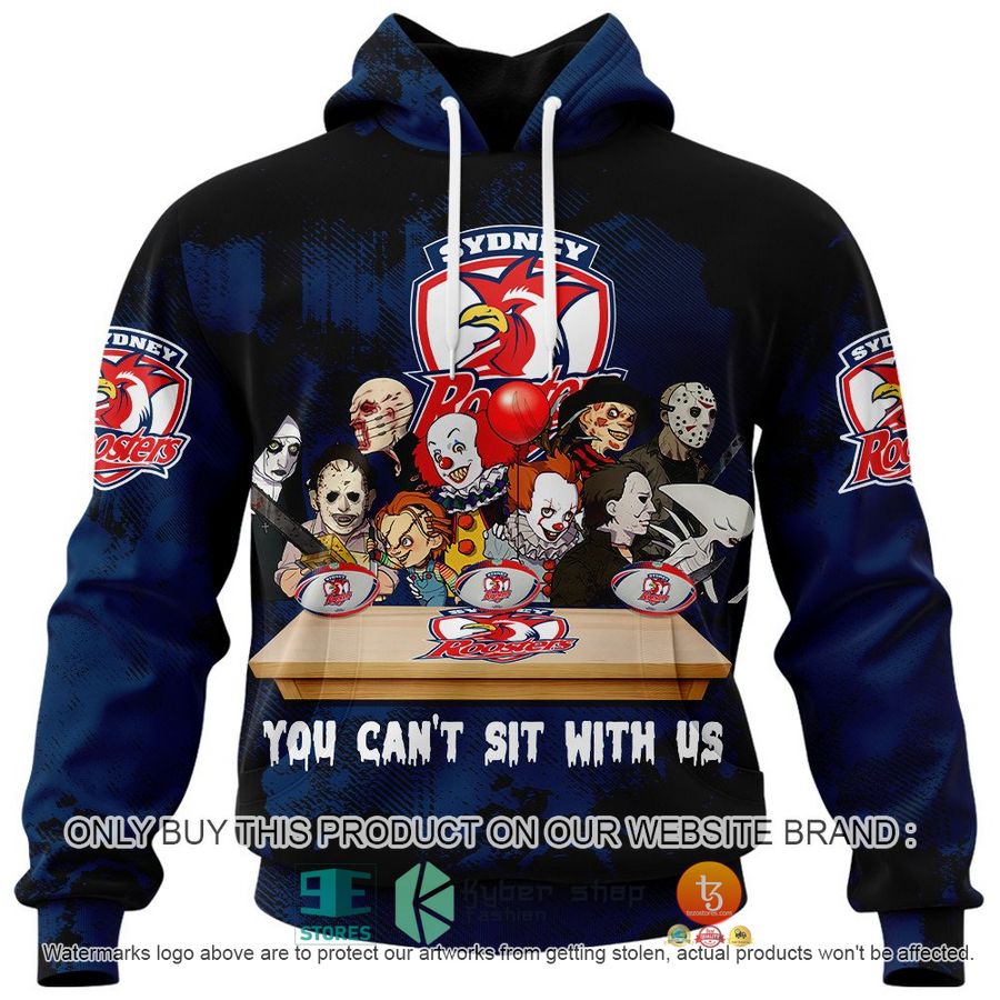 NEW Sydney Roosters You Can't Sit With Us Horror Movies Characters Hoodie, Shirt 2 sydney roosters you cant sit with us horror movies characters shirt hoodie 2 83708