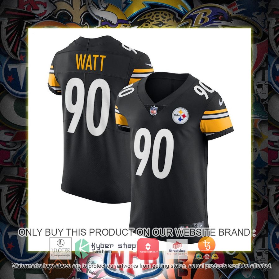 HOT T.J. Watt Pittsburgh Steelers Nike Vapor Elite Black Football Jersey Shirt 3 t j watt pittsburgh steelers nike vapor elite black football jersey 1 38358