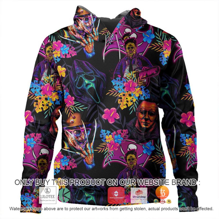HOT Tampa Bay Buccaneers Horror Character Halloween 3D Shirt, hoodie 2 tampa bay buccaneers horror character halloween 3d shirt hoodie 2 68063