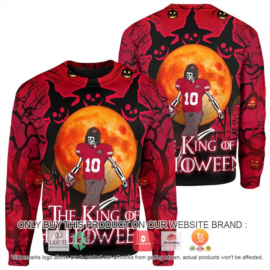 HOT Tampa Bay Buccaneers Skull the king of Halloween 3D Shirt, hoodie 3 tampa bay buccaneers skull the king of halloween 3d shirt hoodie 3 70473