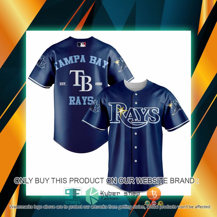 NEW Tampa Bay Rays Baseball Shirt 7 tampa bay rays baseball jersey 1 80467