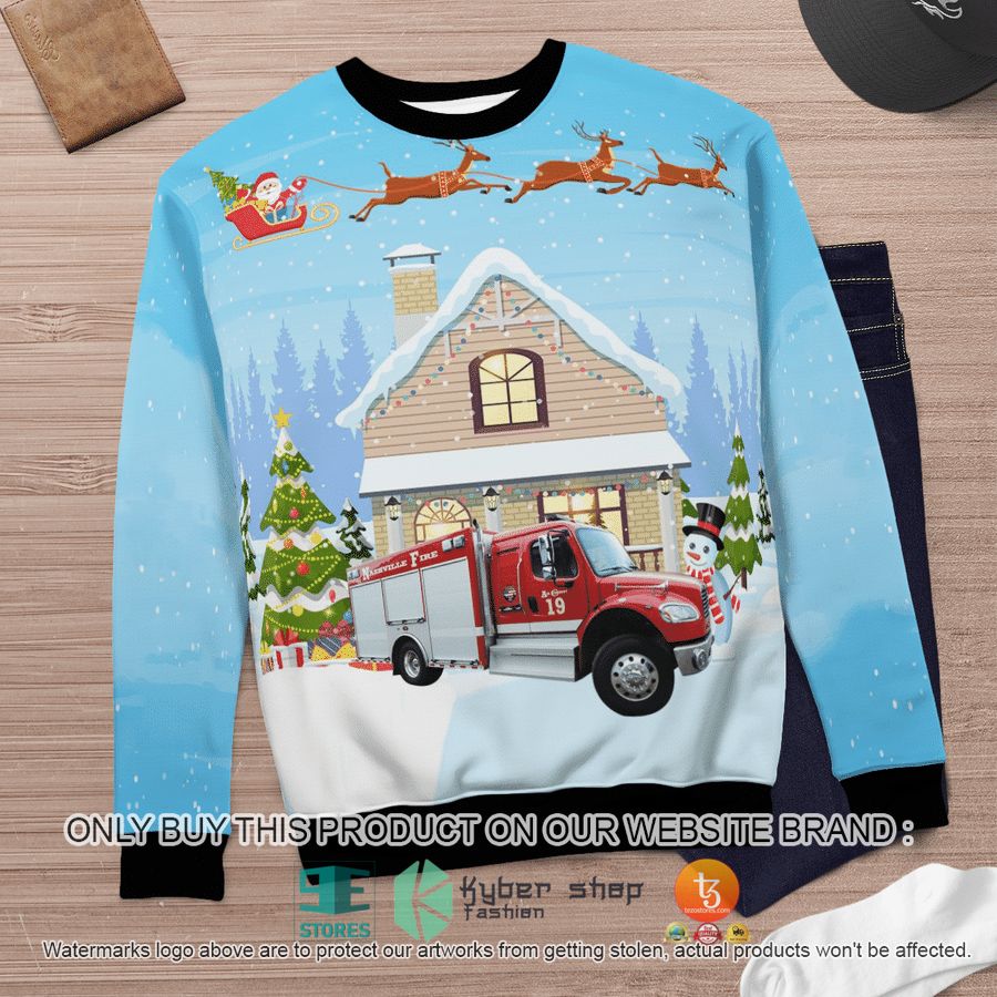NEW Tennessee Nashville Fire Department Rescue Truck Sweatshirt, Sweater 12 tennessee nashville fire department rescue truck sweater sweatshirt 12 81008
