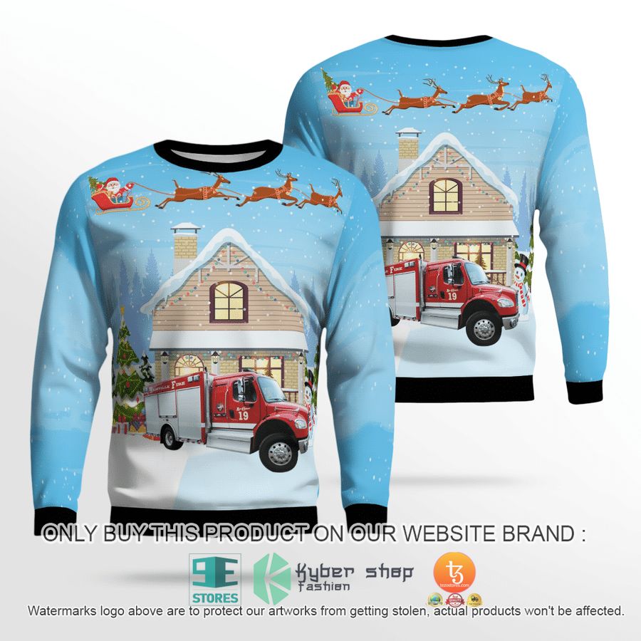 NEW Tennessee Nashville Fire Department Rescue Truck Sweatshirt, Sweater 2 tennessee nashville fire department rescue truck sweater sweatshirt 2 34884