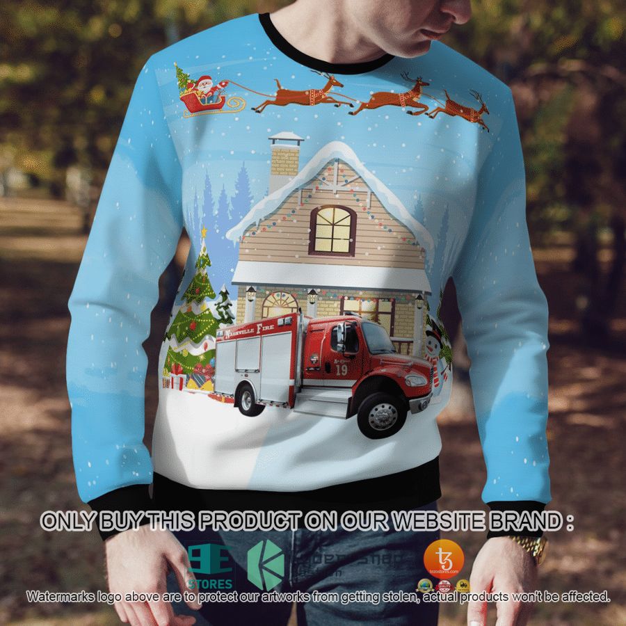 NEW Tennessee Nashville Fire Department Rescue Truck Sweatshirt, Sweater 8 tennessee nashville fire department rescue truck sweater sweatshirt 8 38038