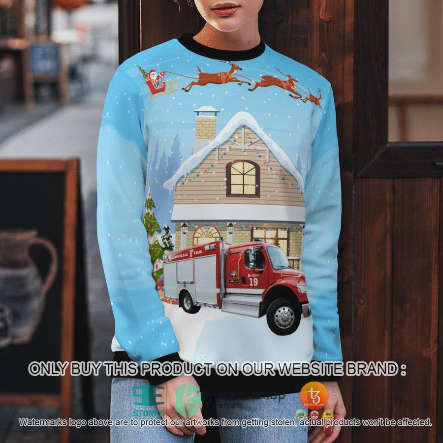 NEW Tennessee Nashville Fire Department Rescue Truck Sweatshirt, Sweater 9 tennessee nashville fire department rescue truck sweater sweatshirt 9 50812