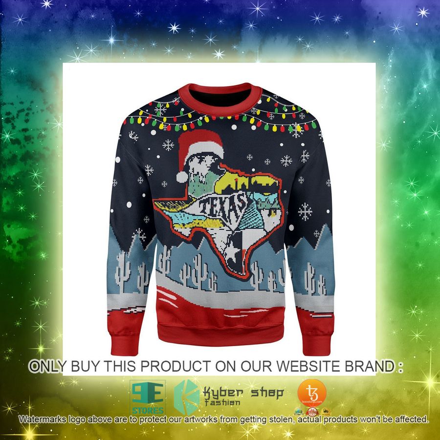 NEW Texas Map Christmas Sweatshirt, Sweater 3 texas map christmas ugly sweater 3 28807