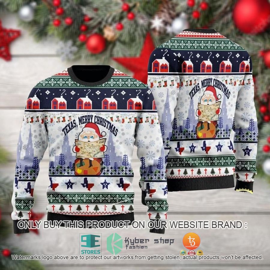 texas merry ugly christmas sweater 1 10538
