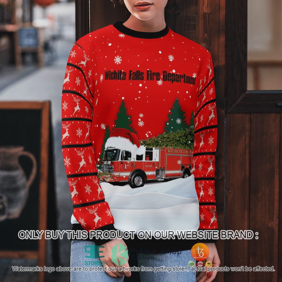 NEW Texas Wichita Falls Fire Department Christmas Sweatshirt 10 texas wichita falls fire department christmas sweater sweatshirt 10 5522