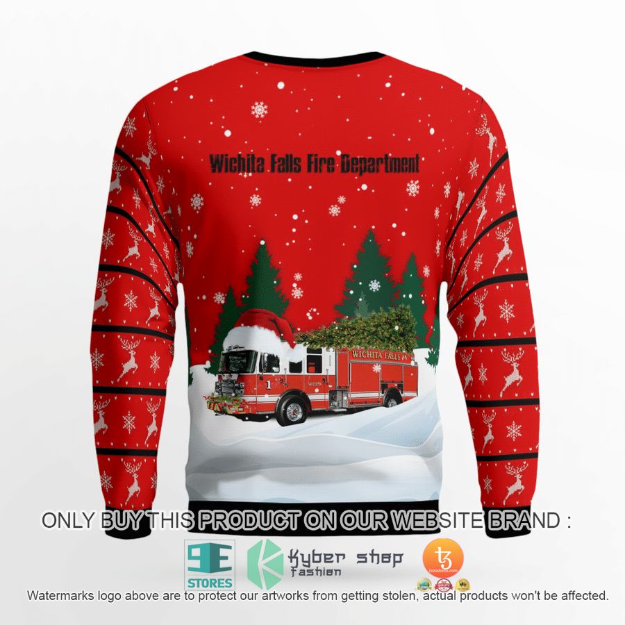 NEW Texas Wichita Falls Fire Department Christmas Sweatshirt 5 texas wichita falls fire department christmas sweater sweatshirt 5 54366