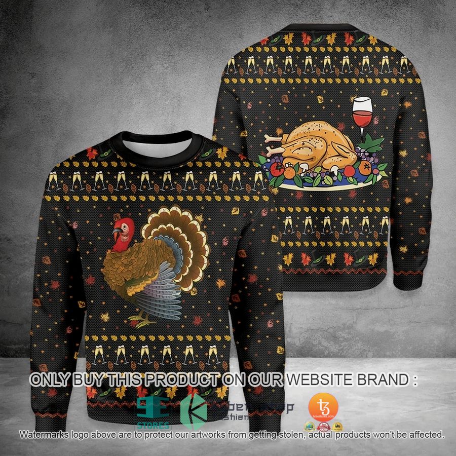 NEW Thanksgiving Turkey Christmas Sweatshirt, Sweater 8 thanksgiving turkey christmas ugly sweater 1 6545