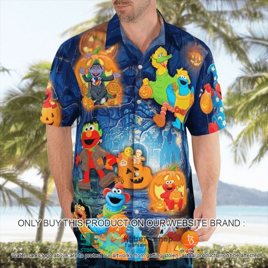 NEW The Muppets Halloween Pumpkin Hawaii Shirt 1 the muppets halloween pumpkin hawaiian shirt 1 47503
