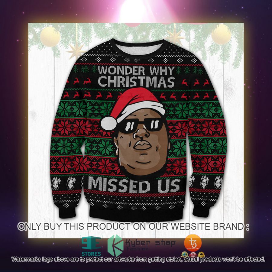HOT The Notorious B.I.G. Ugly Sweater 2 the notorious b i g ugly sweater 2 18422