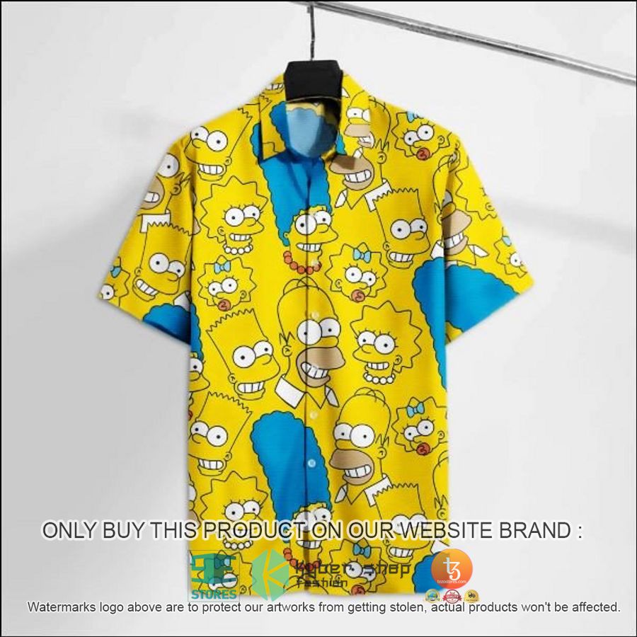 the simpsons family yellow hawaiian shirt 1 58520