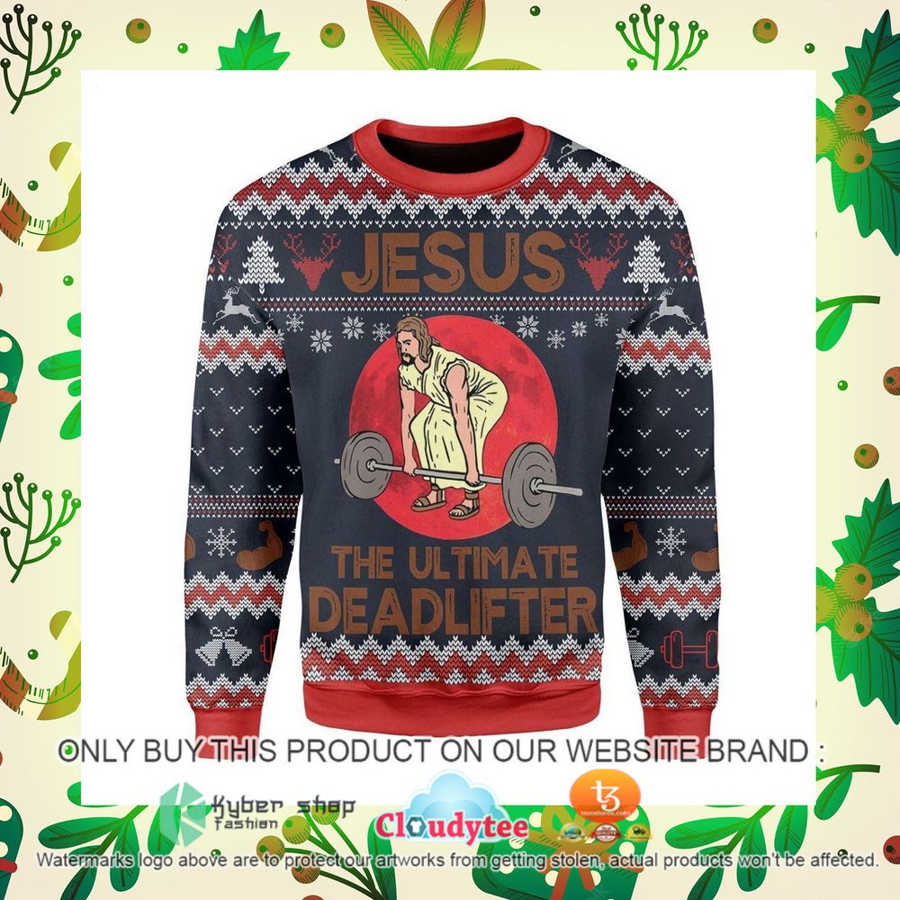 the ultimate deadlifter christmas sweater 1 42749