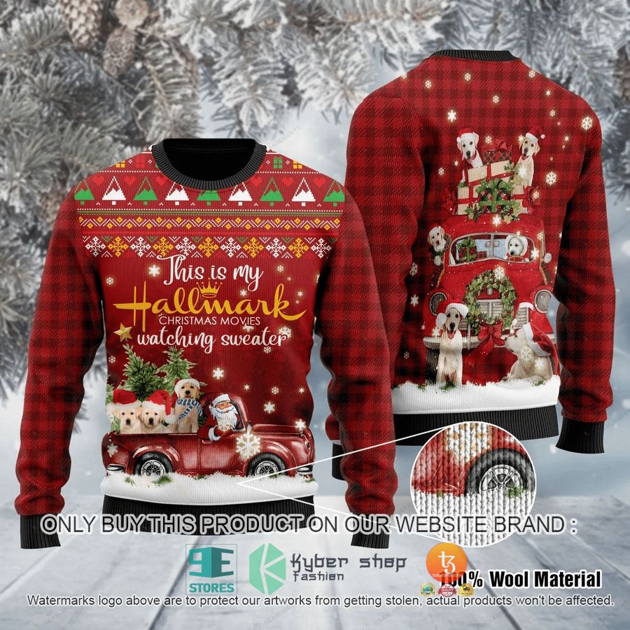this is my hallmark labrador retriever dog ugly christmas sweater 1 77432