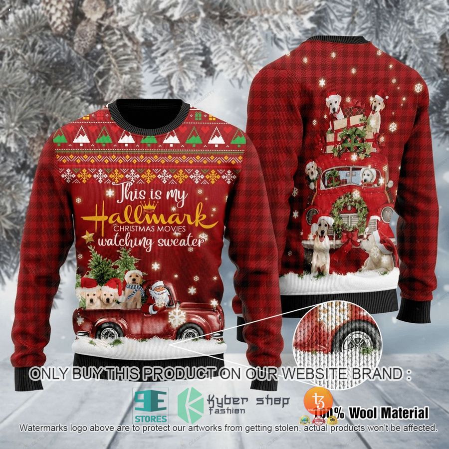 HOT This is my hallmark Labrador Retriever Dog Ugly Christmas Sweater 3 this is my hallmark labrador retriever dog ugly christmas sweater 3 34683