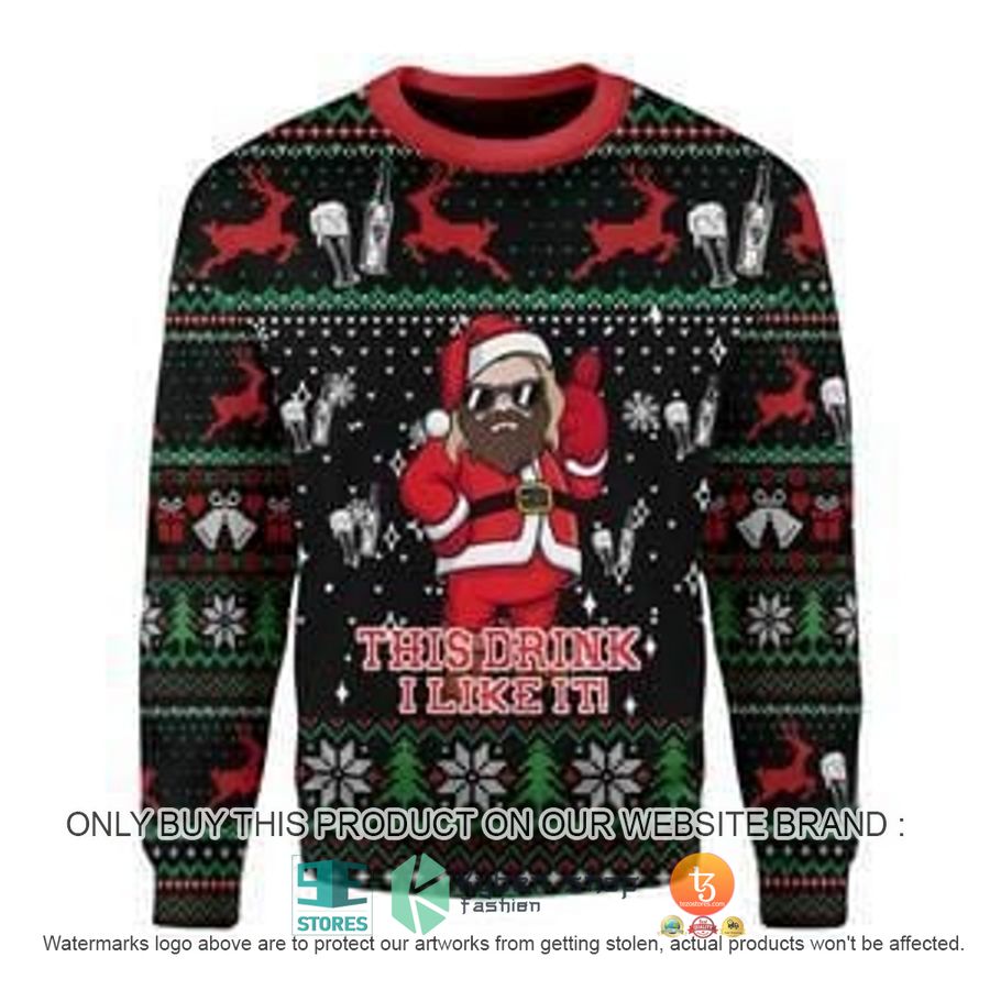 HOT Thor Drinking Beer Ugly Christmas Sweater 1 thor drinking beer ugly christmas sweater 1 41659