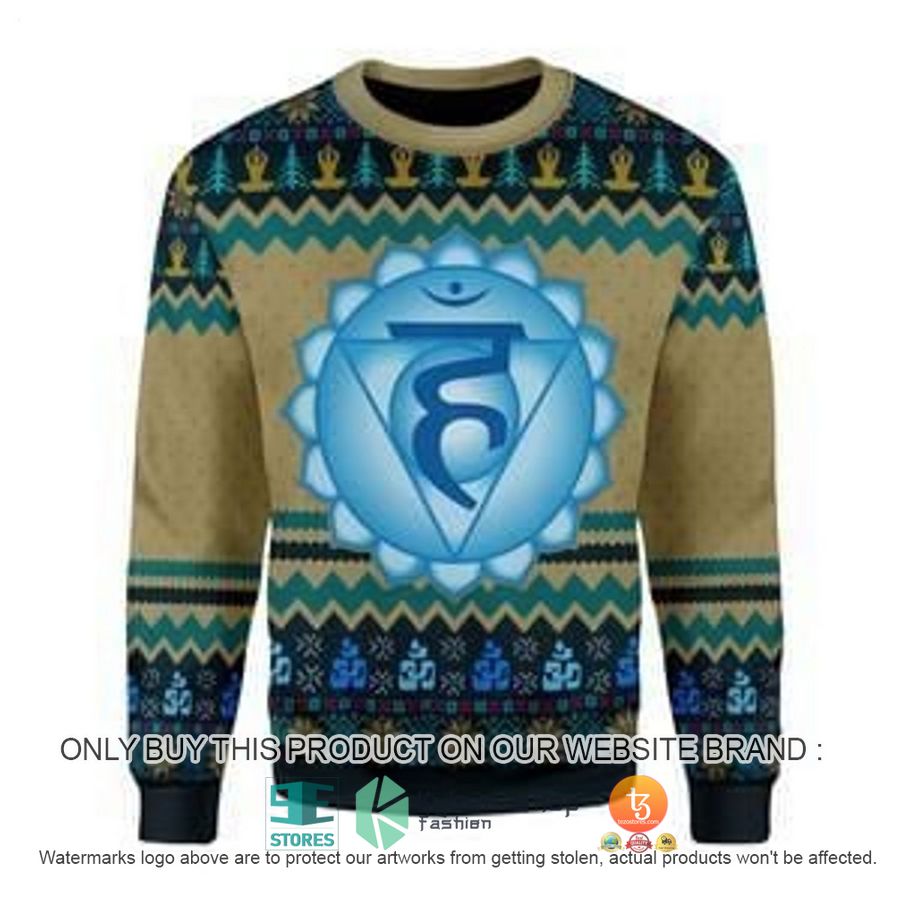 HOT Throat Chakra Ugly Christmas Sweater 5 throat chakra ugly christmas sweater 5 84133