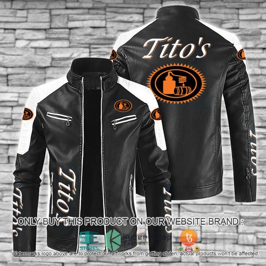 titos vodka block leather jacket 1 80002