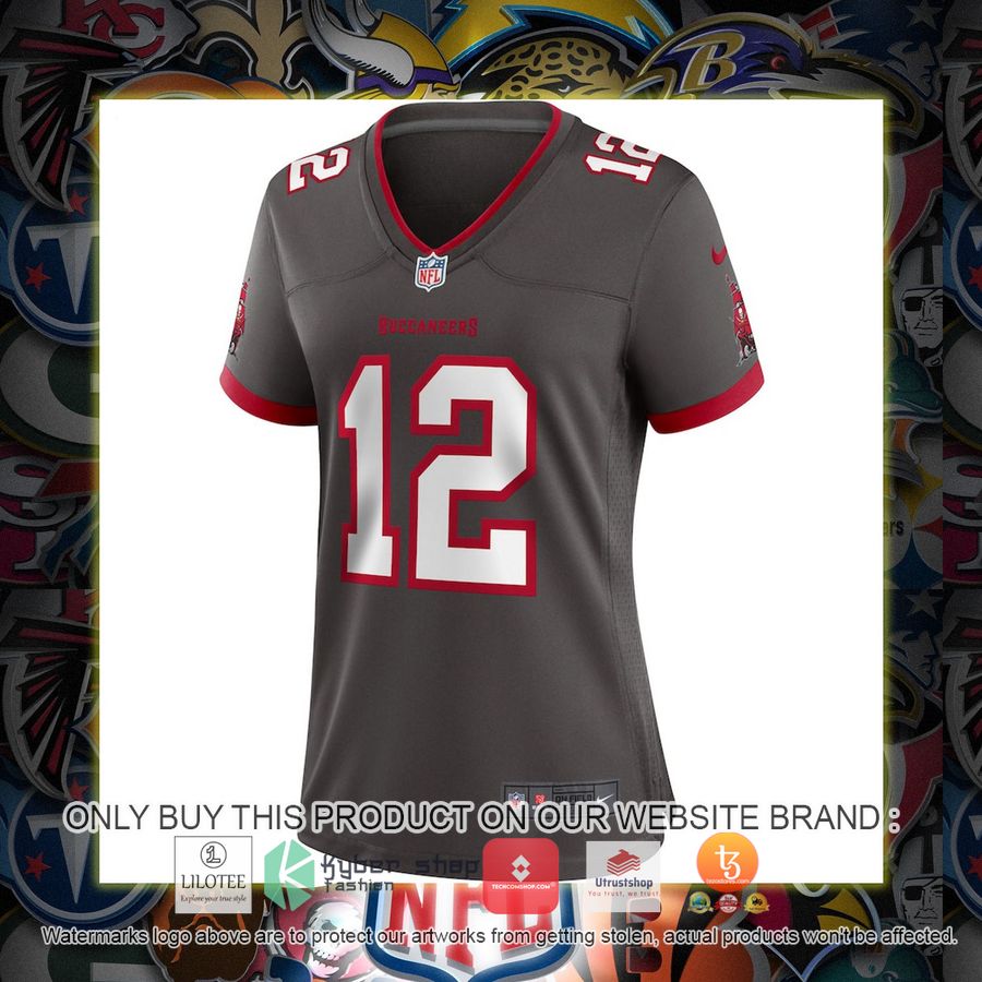 HOT Tom Brady Tampa Bay Buccaneers Nike Women's Alternate Pewter Football Jersey Shirt 2 tom brady tampa bay buccaneers nike womens alternate pewter football jersey 2 2539