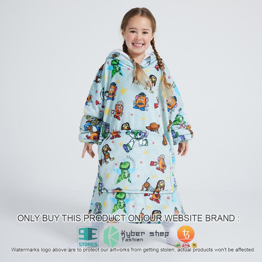 toy story characters sherpa hoodie blanket 1 52367