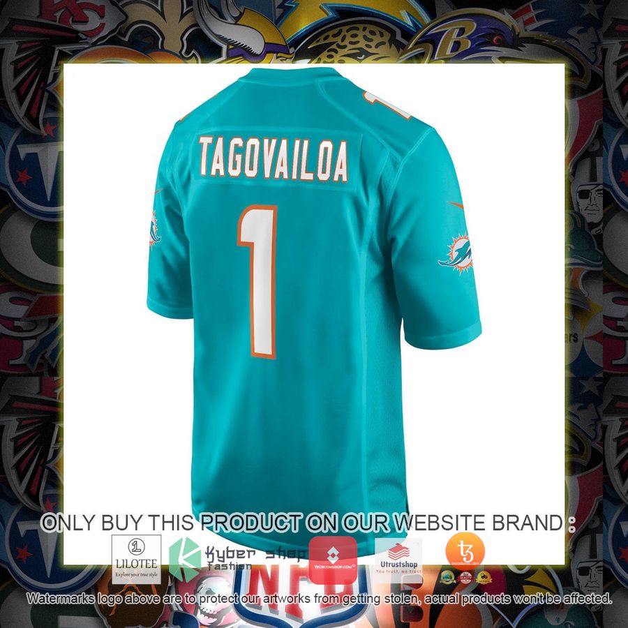 HOT Tua Tagovailoa Miami Dolphins Nike Aqua Football Jersey Shirt 3 tua tagovailoa miami dolphins nike aqua football jersey 3 39864