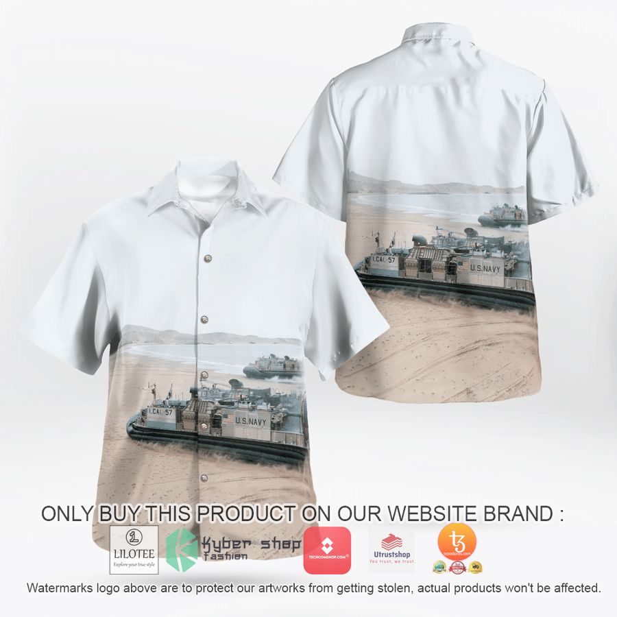u s navy landing craft air cushion hawaiian shirt 1 89172