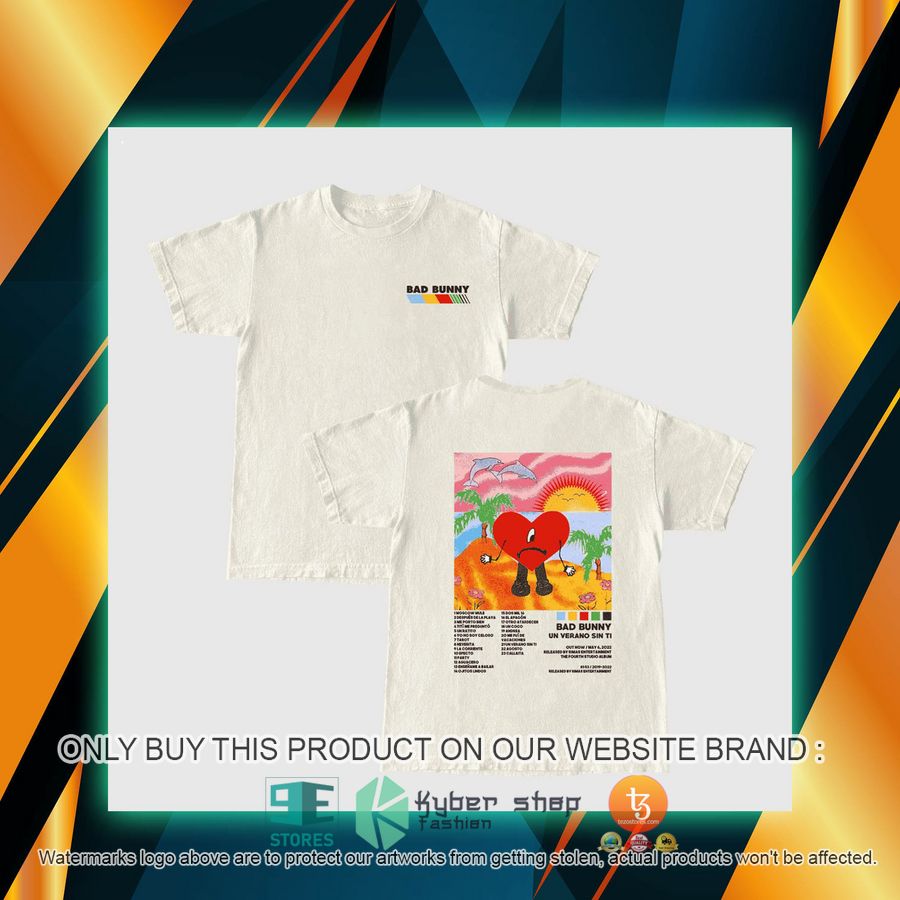 un verano sin ti bad bunny white t shirt 1 49362