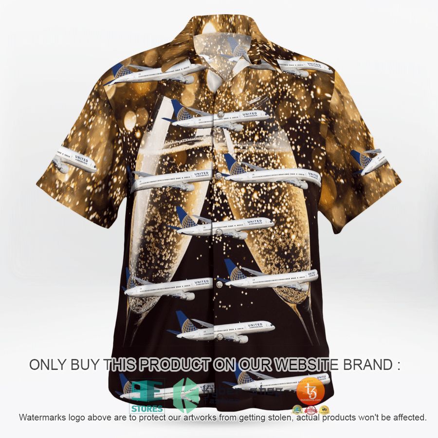 NEW United Airlines Boeing 757-200 Happy New Year Hawaii Shirt 3 united airlines boeing 757 200 happy new year hawaiian shirt 3 81477