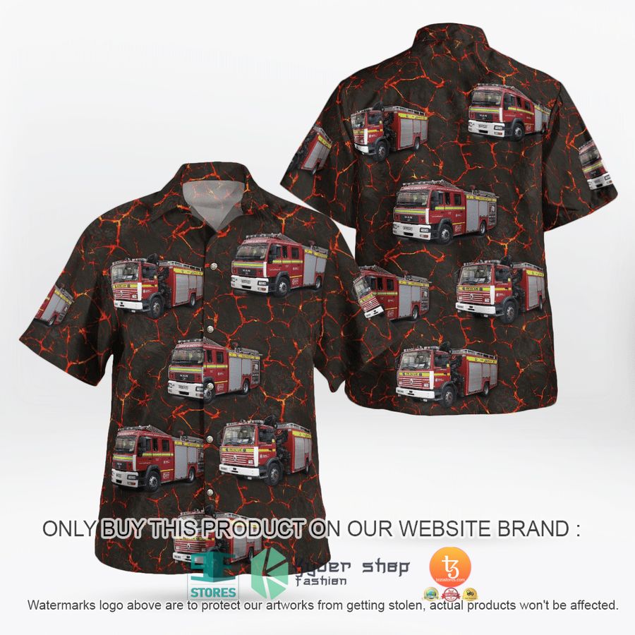 NEW United Kingdom Avon Fire and Rescue Service Hawaii Shirt 2 united kingdom avon fire and rescue service hawaiian shirt 2 34077