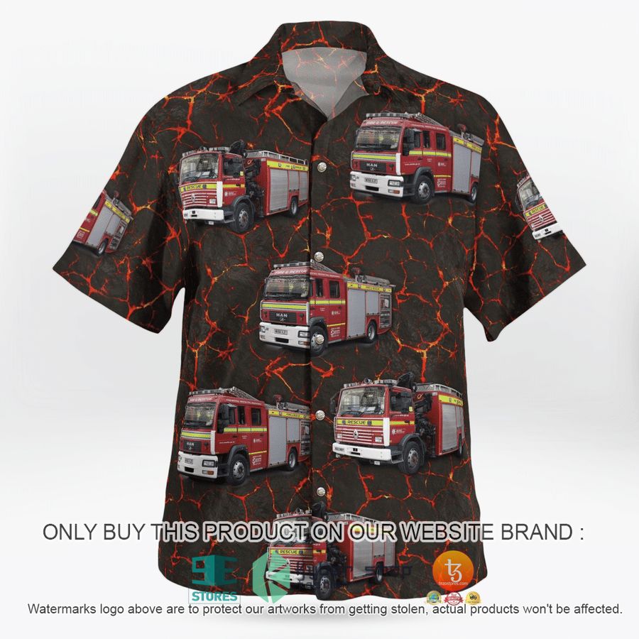 NEW United Kingdom Avon Fire and Rescue Service Hawaii Shirt 7 united kingdom avon fire and rescue service hawaiian shirt 7 99953