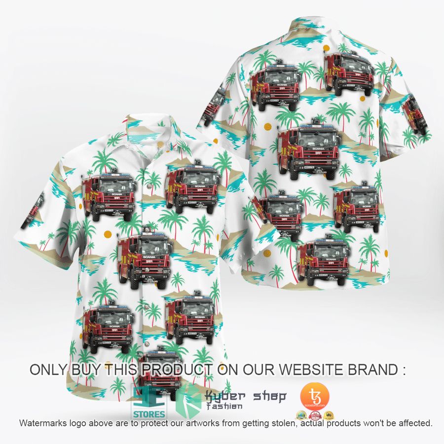 NEW United Kingdom Manchester Airport Fire Engine - Scania P124C 420 Hawaii Shirt 25 united kingdom manchester airport fire engine scania p124c 420 hawaiian shirt 1 8655